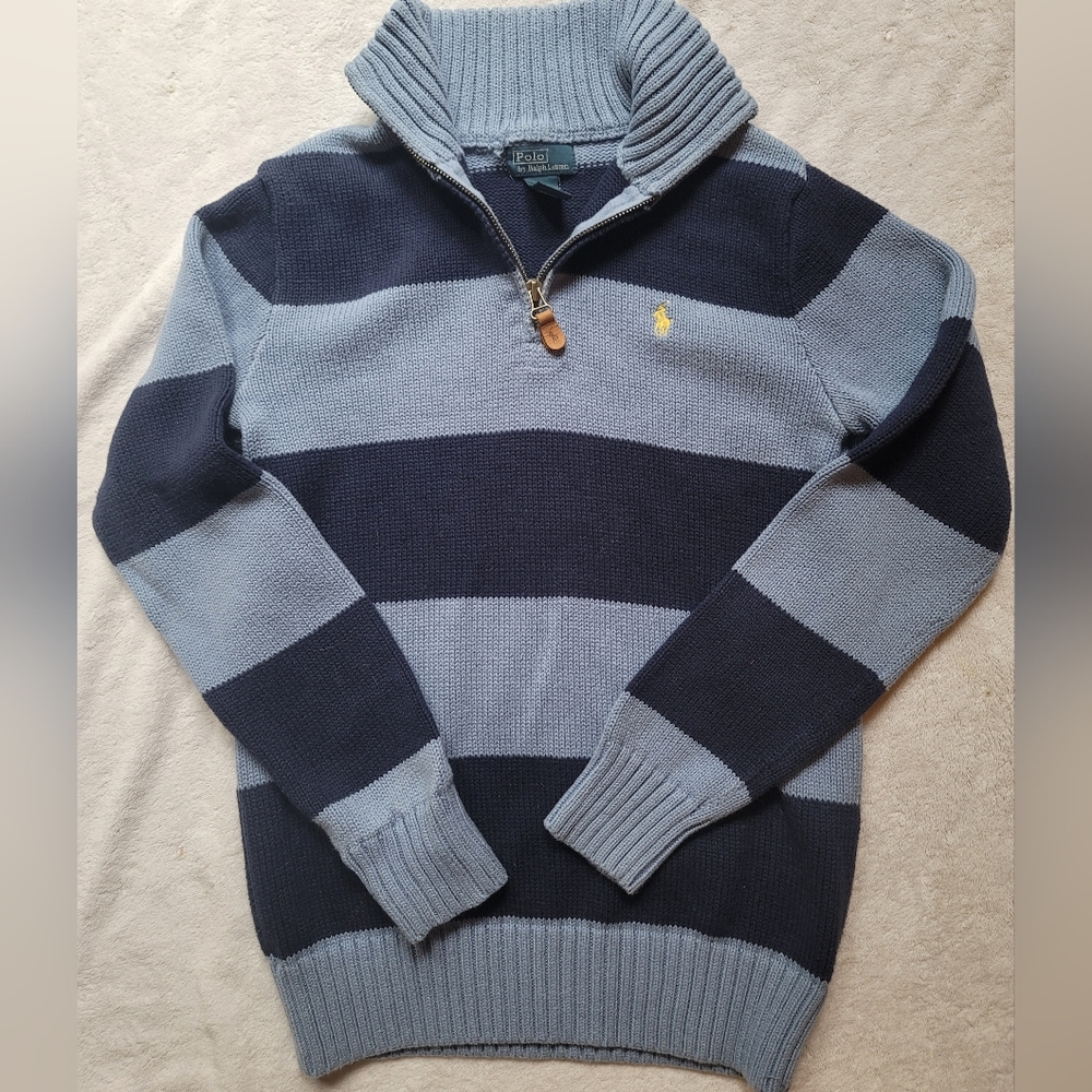 POLO Ralph Lauren Boy's 1/4 zip sweater sz.L 14/16